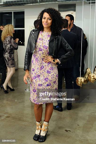 Rashida attends The Mistake Room's Benefit Auction on October 13, 2013 in Los Angeles, California.