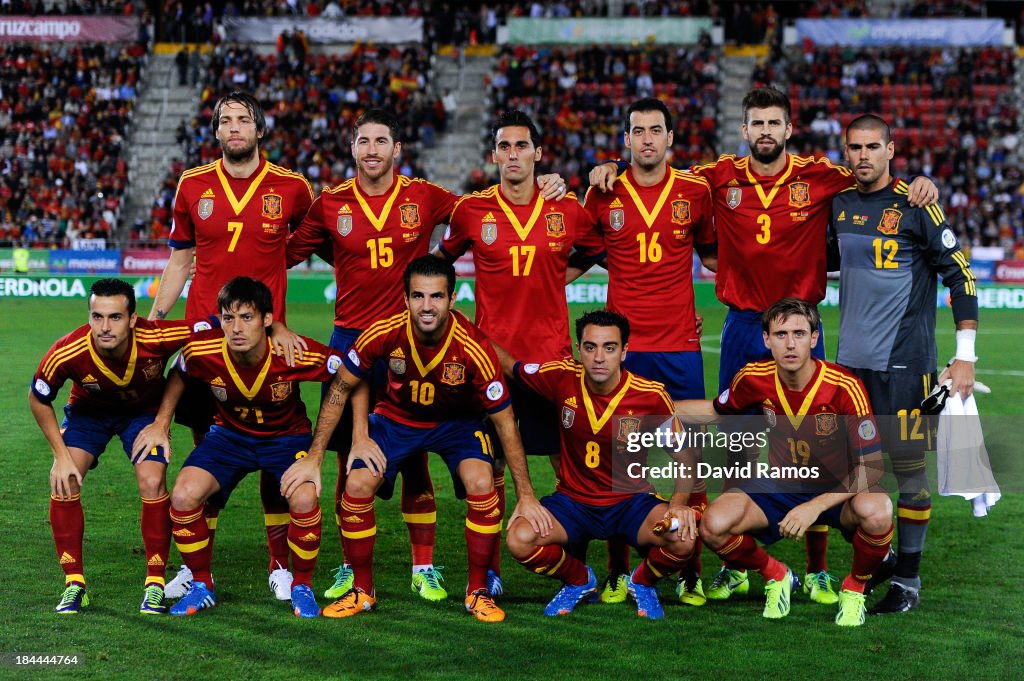 Spain v Belarus - FIFA 2014 World Cup Qualifier