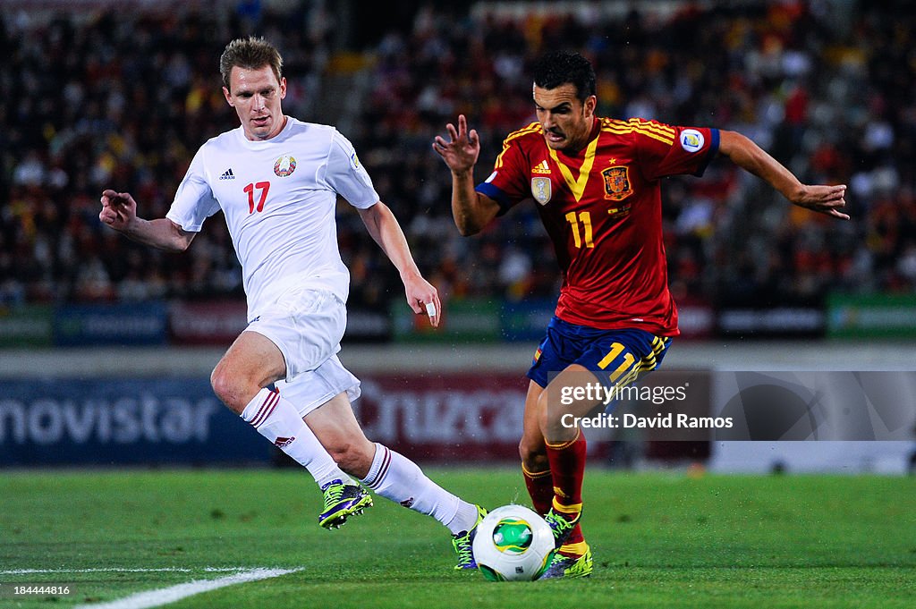 Spain v Belarus - FIFA 2014 World Cup Qualifier