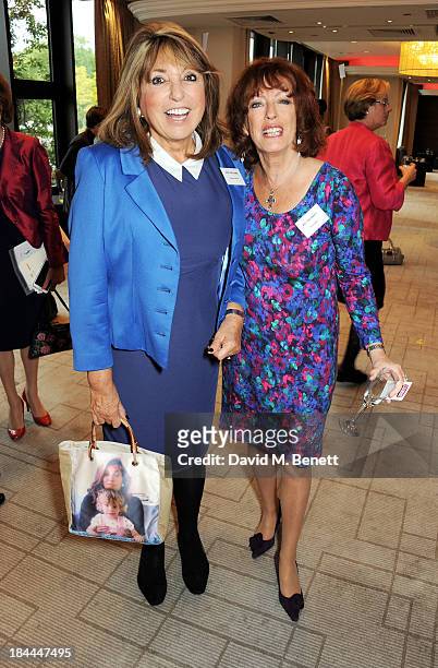 Eve Pollard and Bel Mooney attend the 58th Women of the Year lunch at the InterContinental Park Lane Hotel on October 14, 2013 in London, England.