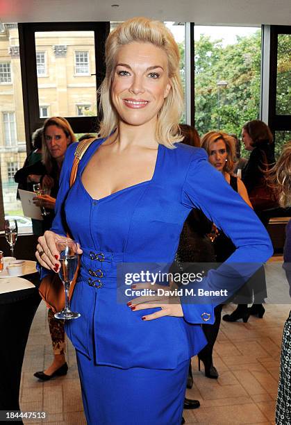 Hannah Waddingham attends the 58th Women of the Year lunch at the InterContinental Park Lane Hotel on October 14, 2013 in London, England.