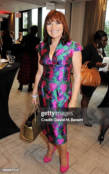 Lorraine Kelly attends the 58th Women of the Year lunch at the InterContinental Park Lane Hotel on October 14, 2013 in London, England.