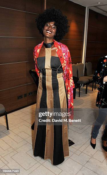 Waris Dirie attends the 58th Women of the Year lunch at the InterContinental Park Lane Hotel on October 14, 2013 in London, England.