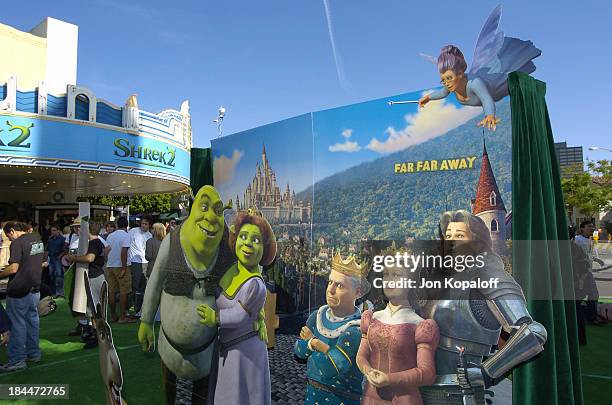 Premiere Atmosphere during "Shrek 2" Los Angeles Premiere - Green Carpet at Mann Village Theatre in Westwood, California, United States.