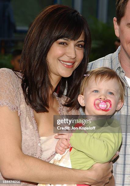 Catherine Bell and daughter Gemma during "Lemony Snicket's A Series Of Unfortunate Events" World Premiere - Arrivals at Grauman's Chinese Theater in...