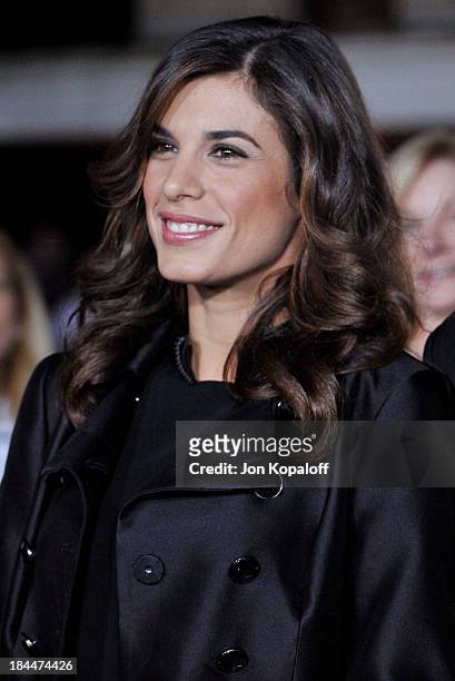 Actress Elisabetta Canalis arrives at the Los Angeles Premiere "Up In The Air" at Mann Village Theatre on November 30, 2009 in Westwood, California.