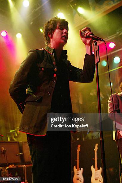 Recording Artist Julian Casablancas of The Strokes rocks the House of Blues at the second of four sold out GRAMMY week concert events from American...
