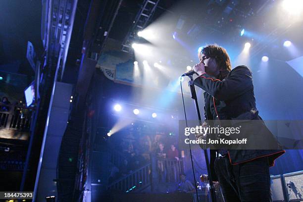 Recording Artist Julian Casablancas of The Strokes rocks the House of Blues at the second of four sold out GRAMMY week concert events from American...