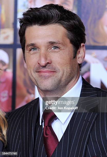 Actor Patrick Dempsey arrives to the Los Angeles Premiere "Valentine's Day" at Grauman's Chinese Theatre on February 8, 2010 in Hollywood, California.