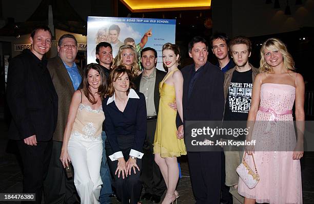 Producer/Writer Alec Berg, producer/writer David Mandel, Travis Wester, Molly Schade, director/writer Jeff Schaffer, Michelle Trachtenberg, executive...