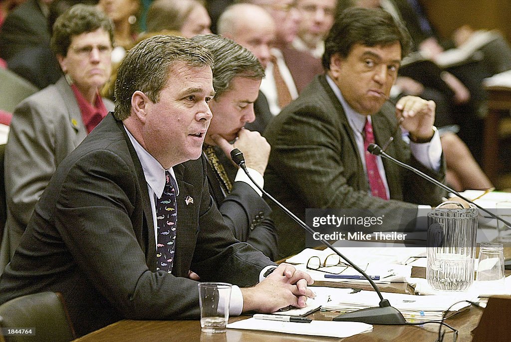 Florida Gov. Bush Testifies Before House Subcommittee on Medicaid