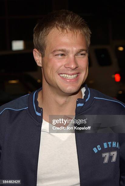 George Stults of "7th Heaven" during "Taking Lives" World Premiere at Grauman's Chinese Theater in Hollywood, California, United States.