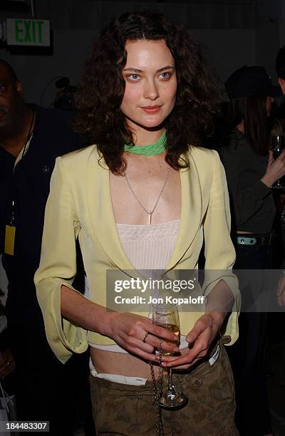 Shalom Harlow during Playstation 2 Hosts Shawn At L.A. Fashion Week-Fashion Show and Party at The Standard Hotel Downtown in Los Angeles, California,...