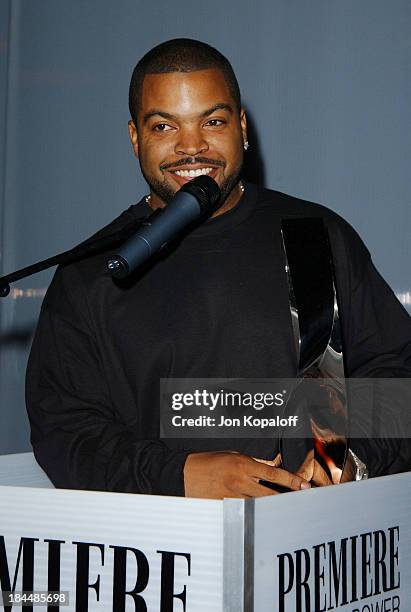 Ice Cube during Premiere Magazine's "The New Power" - Arrivals & Inside at Ivar in Hollywood, California, United States.