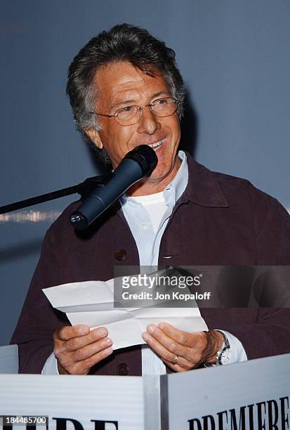 Dustin Hoffman during Premiere Magazine's "The New Power" - Arrivals & Inside at Ivar in Hollywood, California, United States.