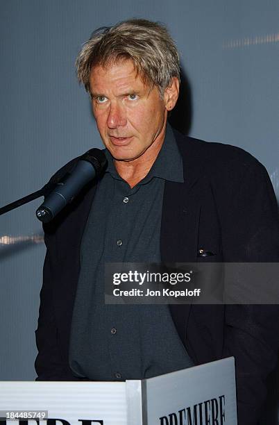 Harrison Ford during Premiere Magazine's "The New Power" - Arrivals & Inside at Ivar in Hollywood, California, United States.