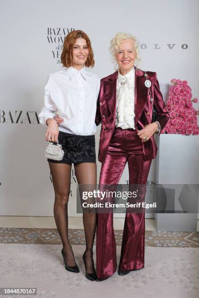 Ellen Von Unwerth and Isabeli Fontana attends the Harper's Bazaar Women Of The Year Awards 2023 on December 09, 2023 in Istanbul, Turkey.