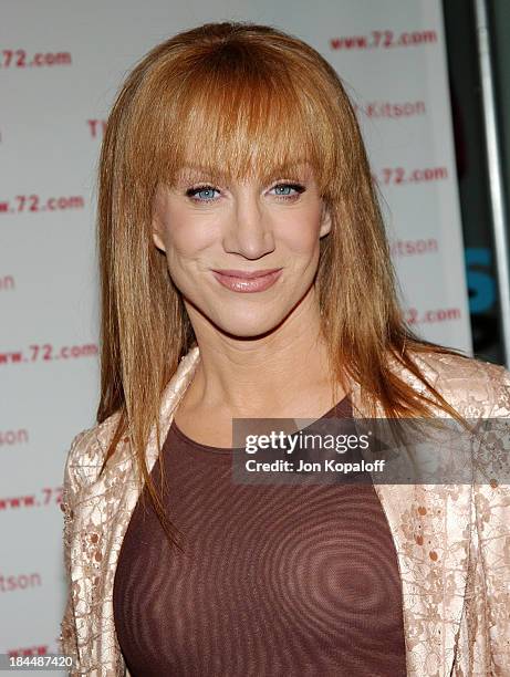 Kathy Griffin during Kitson And Kabbalah Celebrate "The Red String Book" - Arrivals at Kitson in Beverly Hills, California, United States.