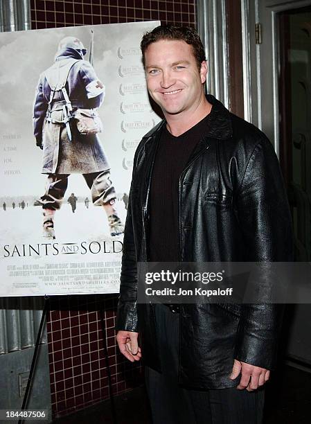 Larry Bagby during "Saints And Soldiers" Los Angeles Premiere at Laemmle Fairfax Theater in Los Angeles, California, United States.