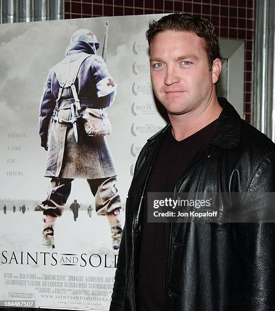 Larry Bagby during "Saints And Soldiers" Los Angeles Premiere at Laemmle Fairfax Theater in Los Angeles, California, United States.