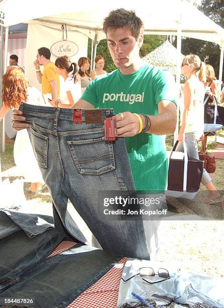 Drew Fuller with Buffalo Jeans during Buffalo Jeans, Whaler's Rum and Atkins at the Silver Spoon Hollywood Buffet at Private Estate in Los Angeles,...