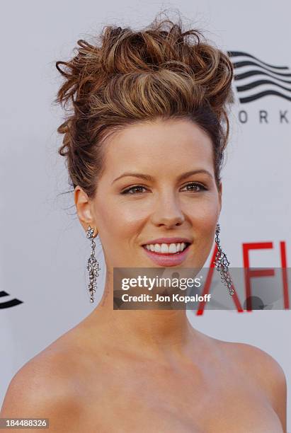 Kate Beckinsale during The 32nd AFI Life Achievement Award Honors Meryl Streep at Kodak Theatre in Hollywood, California, United States.