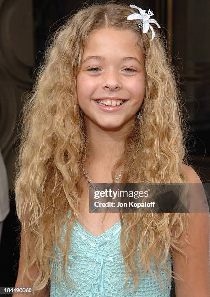 Sasha Pieterse during "The Adventures of Shark Boy & Lava Girl in 3-D" Los Angeles Premiere - Arrivals at El Capitan Theater in Hollywood,...