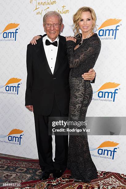 Philantropists Alfred E. Mann and Janet Jones attend the 10th Annual Alfred Mann Foundation Gala on October 13, 2013 in Beverly Hills, California.