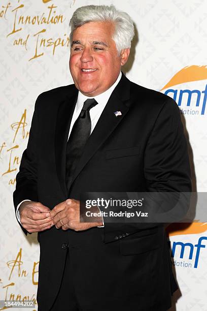 Host Jay Leno attends the 10th Annual Alfred Mann Foundation Gala on October 13, 2013 in Beverly Hills, California.