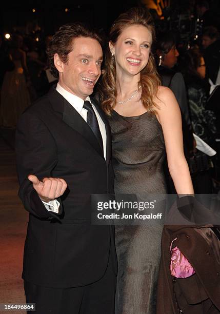Chris Kattan and Sunshine Tutt during 2006 Vanity Fair Oscar Party at Morton's in West Hollywood, California, United States.