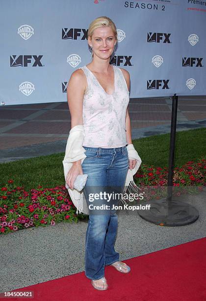 Maeve Quinlan during "Nip/Tuck" Season 2 Premiere - Arrivals at Paramount Pictures Theatre in Los Angeles, California, United States.