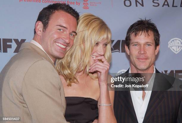 Julian McMahon, Joely Richardson and Dylan Walsh during "Nip/Tuck" Season 2 Premiere - Arrivals at Paramount Pictures Theatre in Los Angeles,...