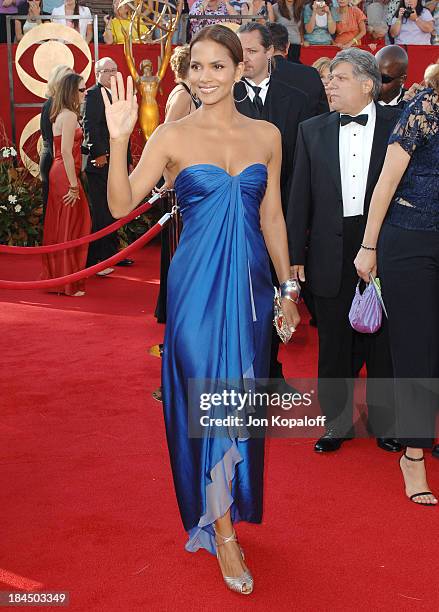 Halle Berry during 57th Annual Primetime Emmy Awards - Arrivals at The Shrine in Los Angeles, California, United States.