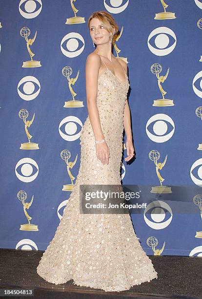 Mischa Barton during 57th Annual Primetime Emmy Awards - Press Room at The Shrine in Los Angeles, California, United States.