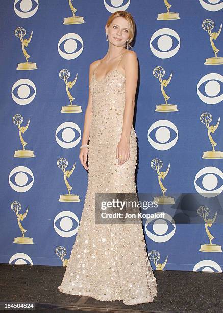 Mischa Barton during 57th Annual Primetime Emmy Awards - Press Room at The Shrine in Los Angeles, California, United States.