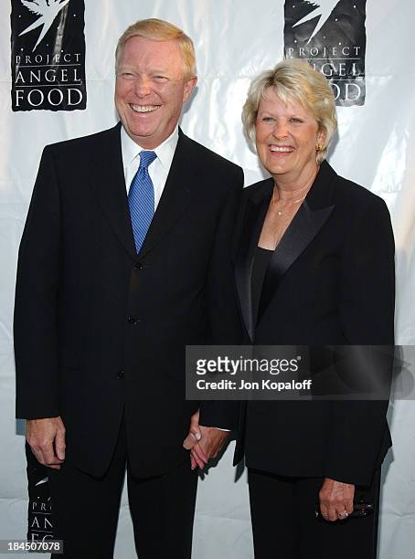 Rep. Richard Gephardt and Jane Gephardt during 11th Annual Angel Awards Hosted by Project Angel Food - Arrivals at Project Angel Food in Hollywood,...