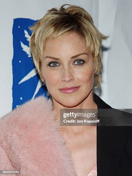 Sharon Stone during 11th Annual Angel Awards Hosted by Project Angel Food - Arrivals at Project Angel Food in Hollywood, California, United States.