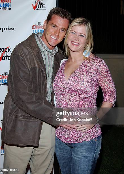 Alison Sweeney and husband Dave Sanov during Esquire Magazine Hosts "Young Hollywood Votes!" at The Esquire House Los Angeles in Beverly Hills,...