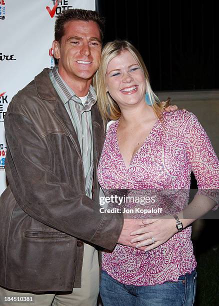 Alison Sweeney and husband Dave Sanov during Esquire Magazine Hosts "Young Hollywood Votes!" at The Esquire House Los Angeles in Beverly Hills,...