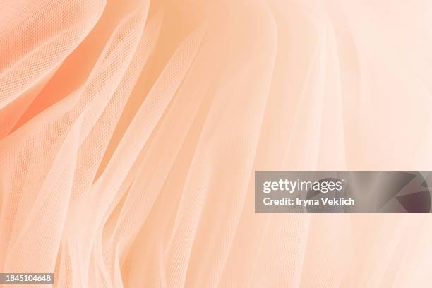 texture of gorgeous flowy tutu tuile nylon skirt in natural pastel pink beige peach color. - mismatch 個照片及圖片檔