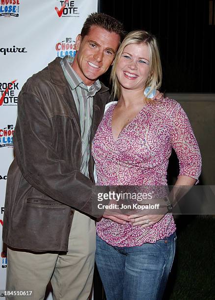 Alison Sweeney and husband Dave Sanov during Esquire Magazine Hosts "Young Hollywood Votes!" at The Esquire House Los Angeles in Beverly Hills,...