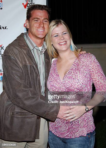 Alison Sweeney and husband Dave Sanov during Esquire Magazine Hosts "Young Hollywood Votes!" at The Esquire House Los Angeles in Beverly Hills,...