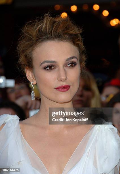 Keira Knightley during "Pirates of the Caribbean: Dead Man's Chest" Los Angeles Premiere - Arrivals at Disneyland/Main Street in Anaheim, California,...