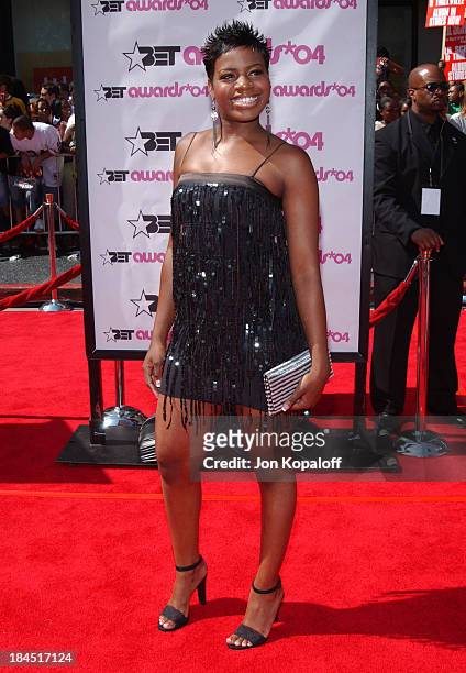 Fantasia Barrino, from 2004 American Idol Winner during 4th Annual BET Awards - Arrivals at Kodak Theatre in Hollywood, California, United States.