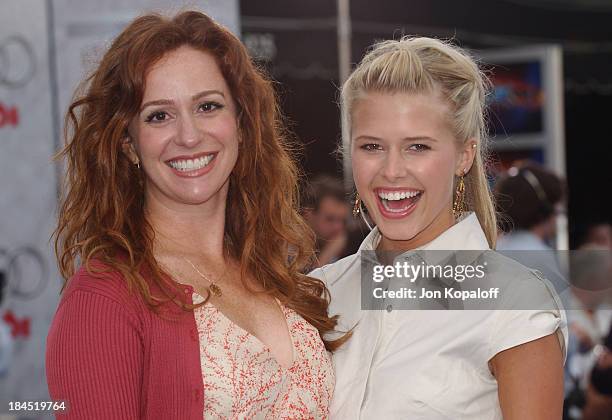 Rebecca Creskoff and Sarah Mason during "I, ROBOT" World Premiere - Arrivals at Mann Village Theatre in Westwood, California, United States.