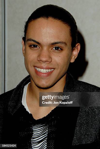 Evan Ross during Lionsgate Luncheon - ShoWest 2007 at Paris Hotel in Las Vegas, Nevada, United States.