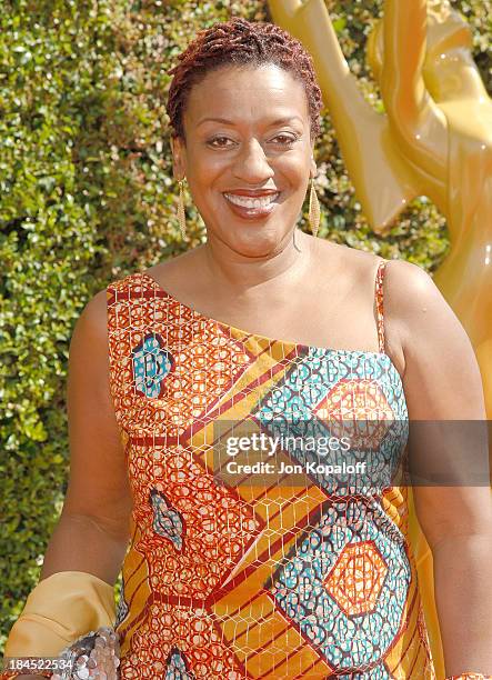 Pounder during 57th Annual Primetime Creative Arts EMMY Awards - Arrivals & Red Carpet at Shrine Auditorium in Los Angeles, California, United States.