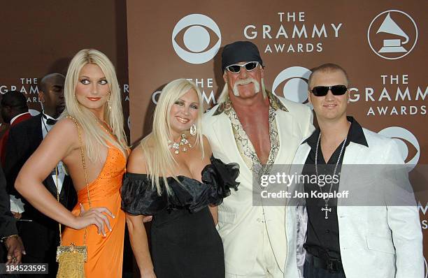 Brooke Hogan, Linda Hogan, Hulk Hogan and Nick Hogan