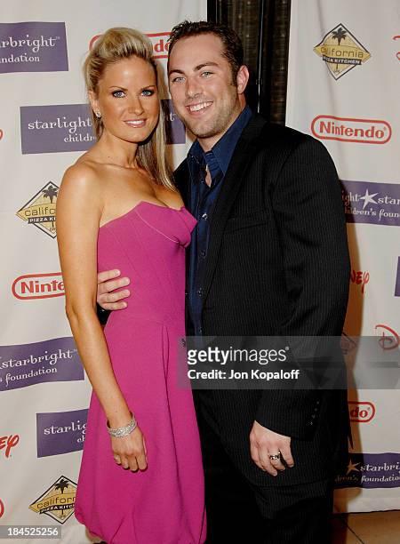 Jay McGraw and Erica Dahm during 2007 Starlight Starbright Children's Foundation Gala - Arrivals at The Beverly Hilton in Beverly Hills, California,...