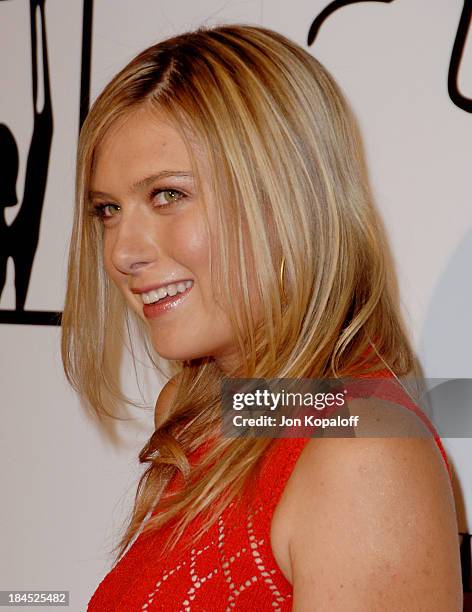 Maria Sharapova during 1st Annual The Billies Awards- Arrivals at Beverly Hilton Hotel in Beverly Hills, California, United States.